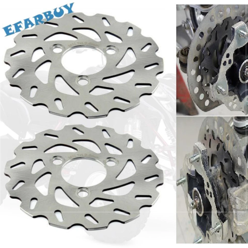 Rotores de disco de freno delanteros para Suzuki Quadsport LTZ 400 LTZ250 Quadracer 500 LT500R Foto 1 de 4