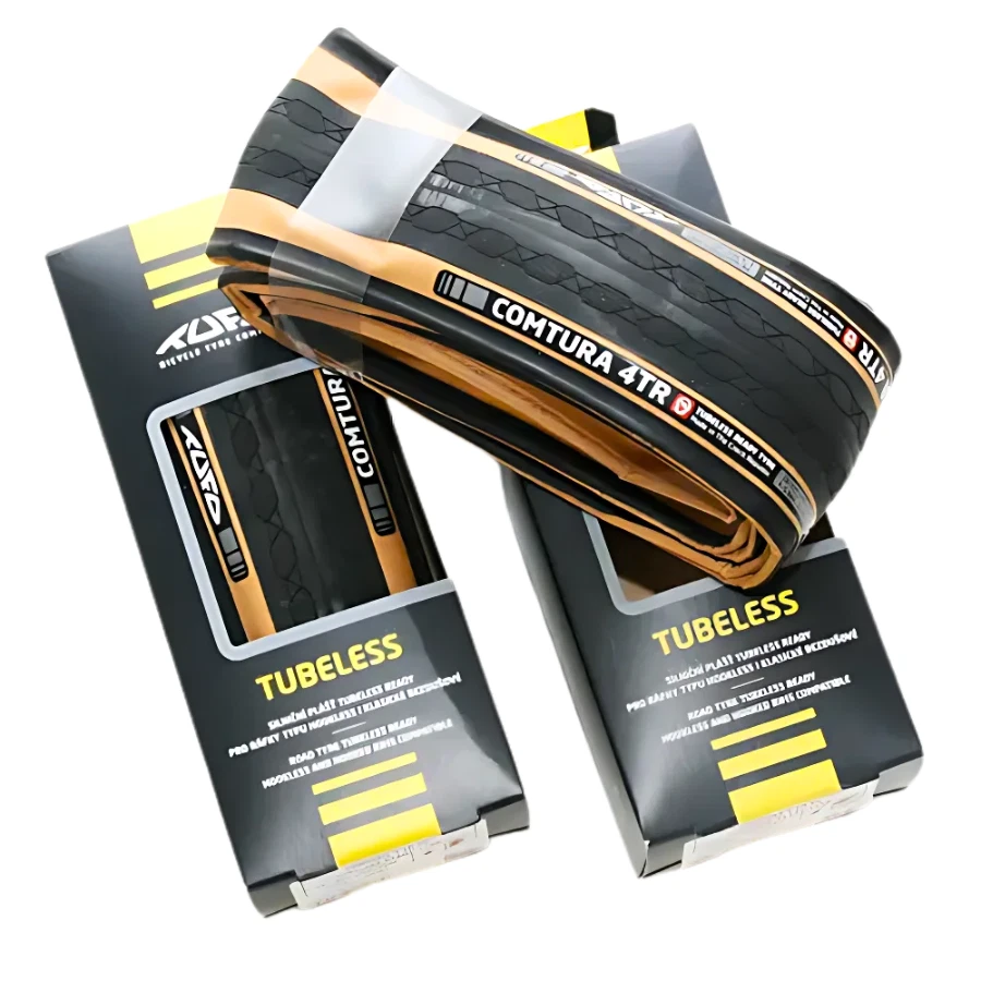 Set of Tufo Comtura TLR 700 x 28c Tubeless Ready Road Bike Tyres Tanwall 28mm - image 1 of 4