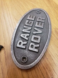 Cast Iron Wall Mounted Range Rover Pub Plaque For Door -  House Sign Garden - Picture 1 of 3