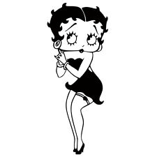 Stickers Autocollant Mural - Betty boop - 18x45 cm - Réf: A410