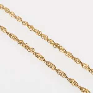 18 Karat Gelbgold Nachlass 15,25 Zoll Kette/Halskette - Bild 1 von 4