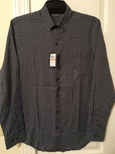 VAN HEUSEN Men's Flex Shirt Long Sleeve Button Front Shirt SIZE - SMALL  NWT - Picture 1 of 3