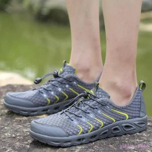 Mens outdoor water shoes breathable quick-drying Mesh beach shoes swim shoes - Picture 1 of 12