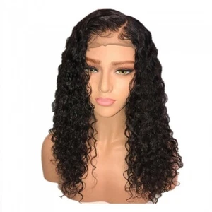 Full Lace Wig Curly 100% Human Hair Pre Plucked With Baby Hair 26 in - Picture 1 of 6