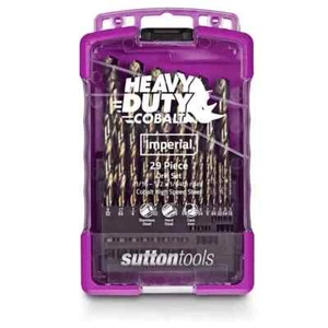 Sutton 29 Piece Imperial Heavy Duty Cobalt Drill Set - D109S3 - Picture 1 of 3