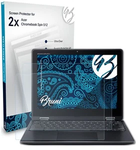 Bruni 2x Schermfolie voor Acer Chromebook Spin 512 Screen Protector - Afbeelding 1 van 4
