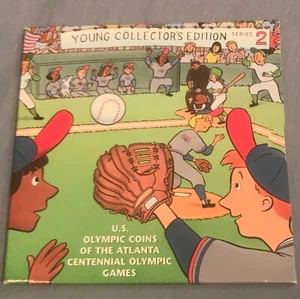 1995s Atlanta Olympics Baseball Young Collectors Edition series 50 Cent Coin - Bild 1 von 5