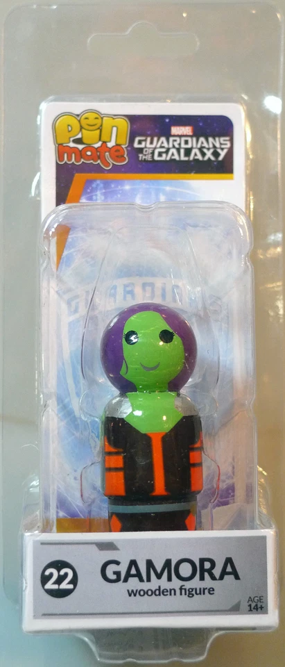 Guardianes de la Galaxia Pin Mate Figura Madera Onda 1 22 Gamora 05246 Foto 1 de 1
