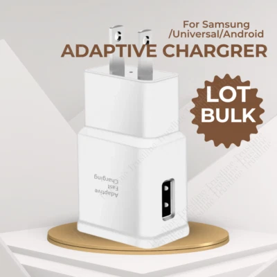 Universal Phone Plug USB Fast Wall Charger Power Adapter For Samsung Android Lot - Image 1 of 4
