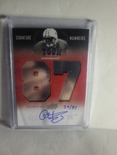 2013 UD QUANTUM AL Toon *SIGNATURE NUMBERS* AUTO /87 Wisconsin Badgers 