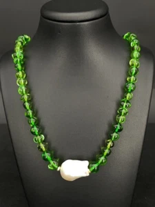 SCHMUCKJAGD COLLIER 375/-GG MIT BERNSTEIN NATUR, SWZP & HÄMATIT BEH. SOGNI D'ORO - Imagen 1 de 7