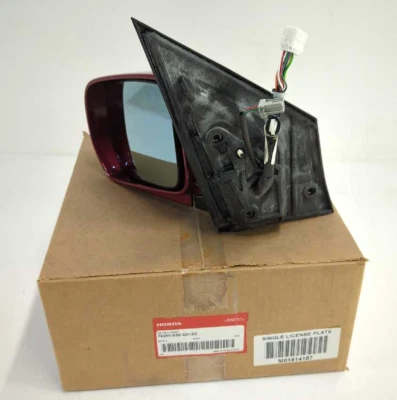 New OEM genuine Honda Door Mirror 2001-2006 Acura MDX Red Pearl R519P memory LH  - Image 1 of 4