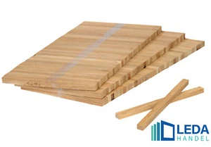 Eiche Hochkantlamelle 10 x 8 x 160 mm, 1 Einheit Industrieparkett Parkett massiv - Bild 1 von 2
