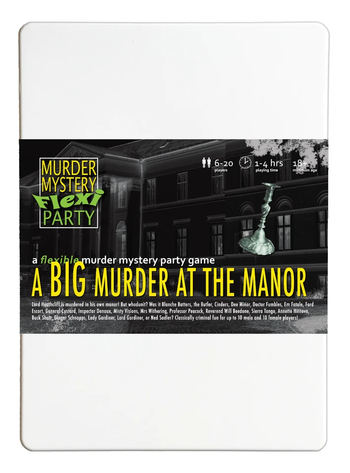 A Big Murder, at the Manor Murder Mystery Flexi Party - 6-20 players - Image 1 of 1