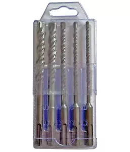 Juego de brocas martillos rotativos SDS Plus de 5 piezas punta de carburo broca de hormigón para mampostería - Imagen 1 de 9