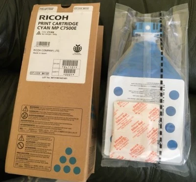 RICOH MP C7500E 841101 CYAN PRINT CARTRIDGE VAT INCLUDED - Image 1 of 3