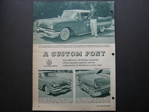 1955 Pontiac Star Chief convertible built by Joe Bailon's Custom Shop-orig story - Picture 1 of 1