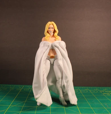 1/12 scale wired cape white for Emma Frost - Image 1 of 4