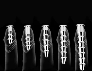 FRRK Design Stainless Steel Penis Urethral Plug Dilator Sounds Cathe Hollow Wand - Picture 1 of 26
