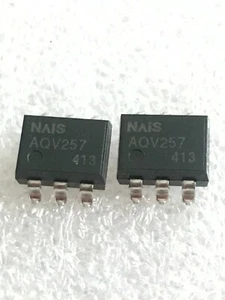 PhotoMOS Relay SSR  AQV257 6 pin PDIP by Nais  2 PIECES   HU1124 - Picture 1 of 1