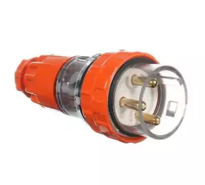 32 Amp 3 Pin Straight Plug IP66 NH - Picture 1 of 1