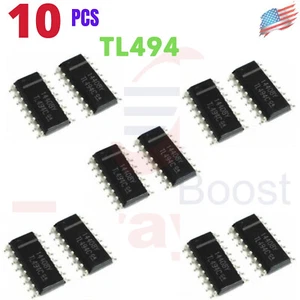 10 PIEZAS TL494CN TL494 PWM Controladores de Fuente de Alimentación SO-16 Nuevo IC Stock EE. UU. - Imagen 1 de 3