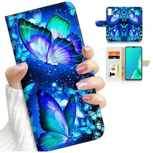 ( For Optus X Delight 2 ) Wallet Flip Case Cover AJ24574 Butterfly - Picture 1 of 7