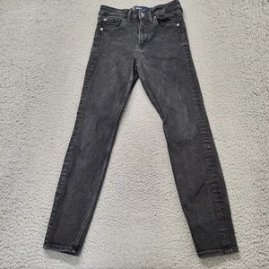 GAP Denim Jeans Womens Size 4/27 High Rise Universal Legging Black Denim Preppy  - Picture 1 of 11