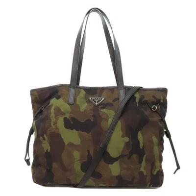 PRADA B4001T Camouflage pattern 2WAY Tote Bag Nylon  Ladies [Used] - Image 1 of 4