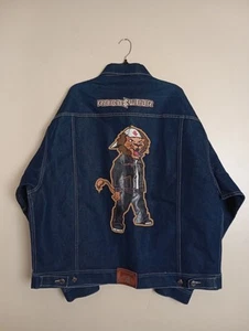 Vintage Rocawear Full Zip Denim Jacket Size 3XL Y2K Hip Hop Streetwear. - Picture 1 of 24