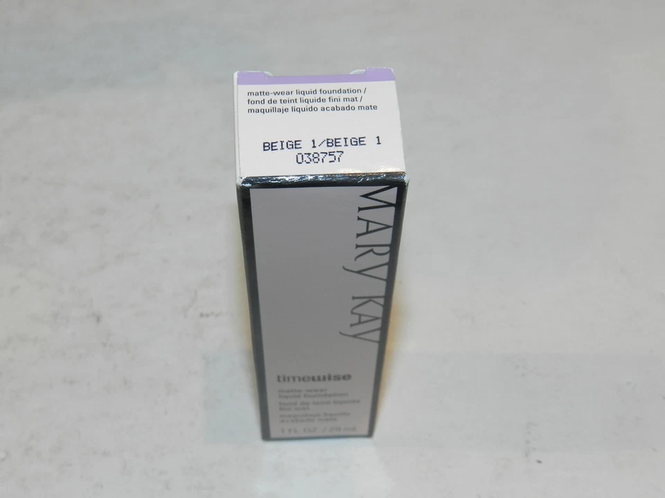 Mary Kay TimeWise Matte Wear Liquid Foundation Beige 1  NEW NIB 038757 - Image 1 of 1