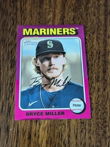 2024 Topps Heritage - Bryce Miller #299 #'d MARINERS /699 - Picture 1 of 3