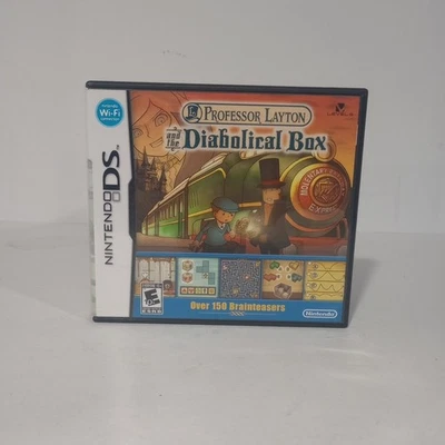 Nintendo DS Professor Layton and the Diabolical Box Complete 2009 TESTED - Image 1 of 4