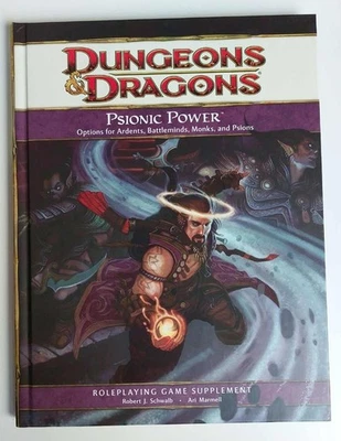 Potencia psiónica. Dungeons and Dragons (D&D) 4ª Edición. Tapa dura. 2010 Foto 1 de 4