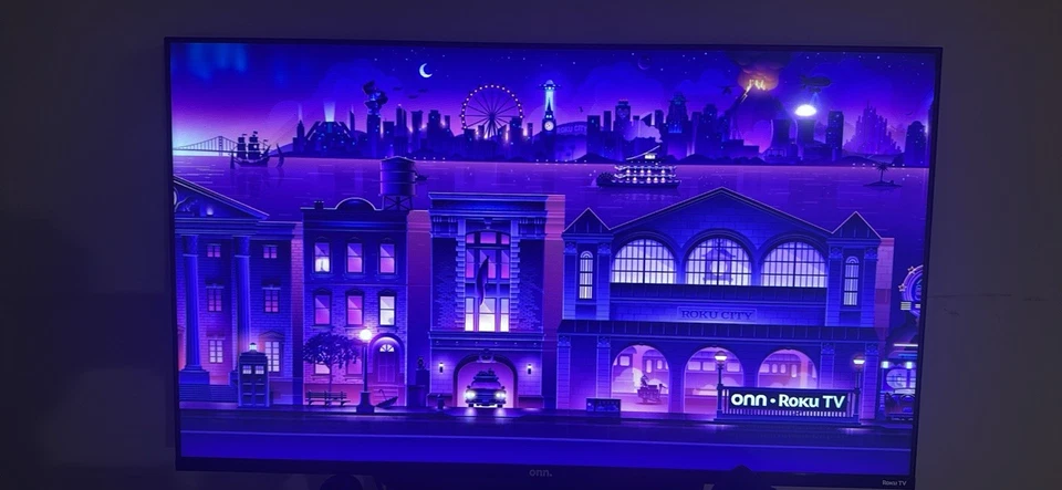 Televisión inteligente LED ONN 100133209 43" pulgadas clase FHD (1080p) negra TV Foto 1 de 1