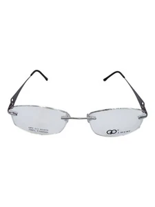 GIANNI PO WOMEN'S EYEGLASSES GPT 317 52-18 140 SLIVER/PURPLE NWT DEMO LENSES - Picture 1 of 17