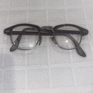Vintage WELSH Eyeglasses bridge says: Pat. Pend 46-24 arm says Welsh MFG 6 - Picture 1 of 7