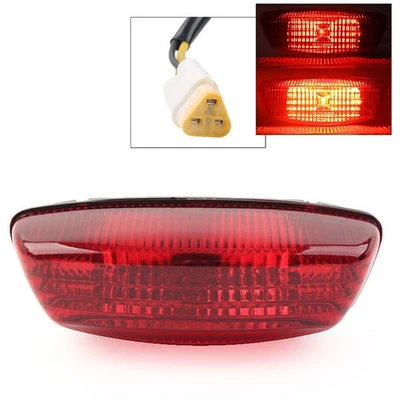 For Suzuki LTF 250 Ozark LT-Z250 LTZ 400 Z LT-F Rear Brake Tail Light Red Lens - Image 1 of 4