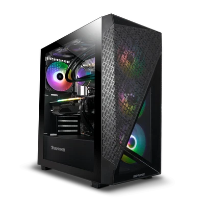 iBUYPOWER I5N4602 SlateMesh i5-13600KF 3.5GHz NVIDIA GeForce RTX 4060 8GB 16GB - Image 1 of 3
