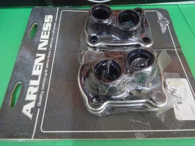 Harley Davidson Big Twin Doble Cámara Rpl BILLET NEGRO/GRIS ELEVADOR BASE CUBIERTAS Foto 1 de 4