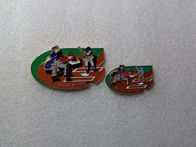 2 prendedores de béisbol de pequeñas ligas CA-30  Foto 1 de 3