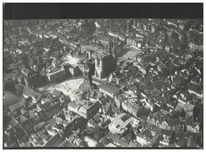 ZZ-2303/ Halle A. S.  Luftbild Foto 18 x 13 cm ca.1938 - Bild 1 von 2