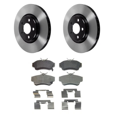 For Chrysler PT Cruiser 01-10 ThermoQuiet Front Brake Kit w Semi-Metallic Pads Foto 1 de 4