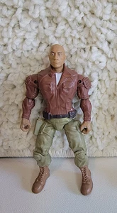 Rampage Movie Davis Okoye 4" Action Figure Rock Dwayne Johnson Red 2017 Lanard - Picture 1 of 12