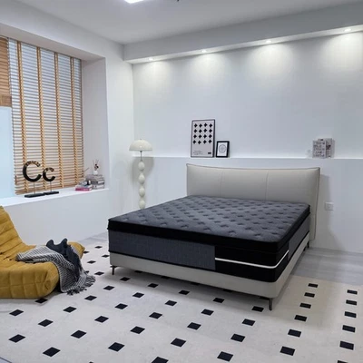 8"10"12"14 Twin Full Queen King Size Mattress in a Box Hybrid Spring Memory Foam - Image 1 of 4