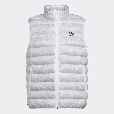 Nuevo chaleco acolchado Adidas Essentials+ para hombre blanco talla mediana precio de venta sugerido por el fabricante $100 Foto 1 de 4