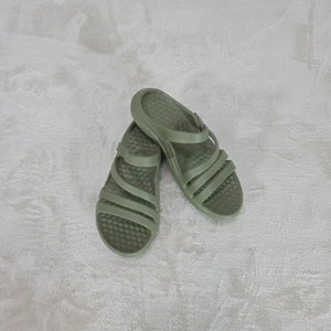 Joybees Lakeshore Sandalo Polveroso Oliva Donna 6 Supporti Comodo Plantare Texturizzato - Foto 1 di 6
