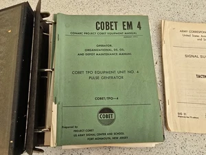 Feldarmee Signal Kommunikation Ausbildungsmappe Elektronik Militärschule Vintage - Bild 1 von 6