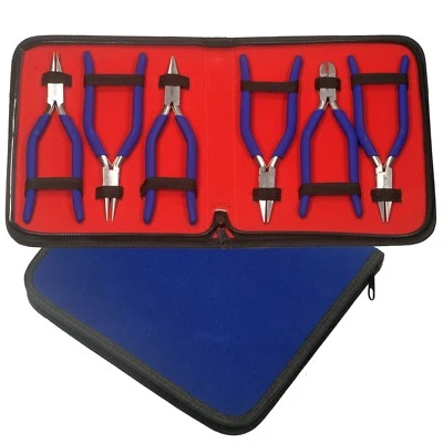 PRESTIGE TOOLS LTD Jewellery Making Tools Pliers Set Kit Beading Round Nose Flat Chain Prestige