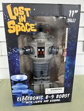 DIAMOND SELECT ELECTRONIC B~9 ROBOT LOST IN SPACE WITH LIGHTS & SOUNDS 11” TALL!